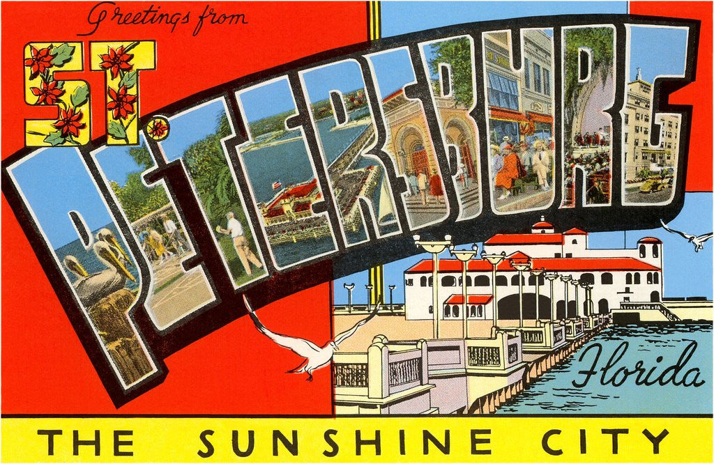 Detail of Greetings from St. Petersburg, Florida by Anonymous