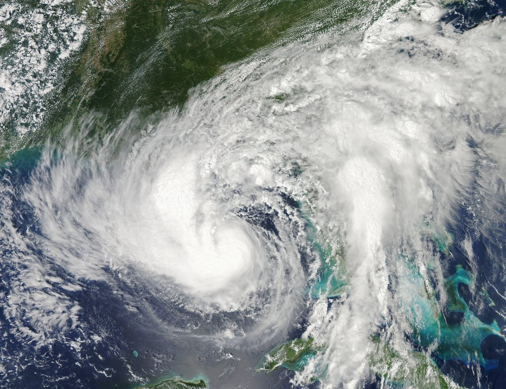Detail of Tropical Storm Isaac (09L) in the Gulf of Mexico by Anonymous