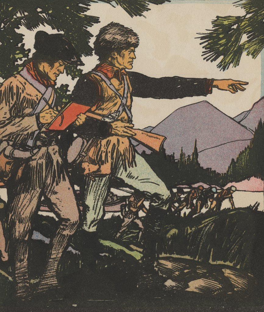 Detail of Lewis and Clark by Anonymous