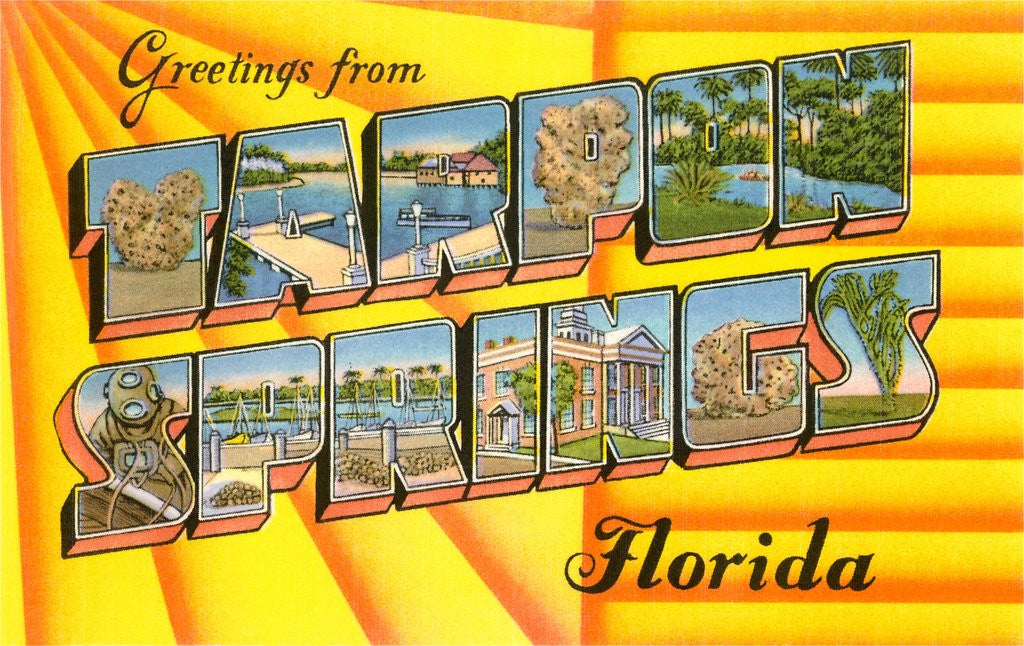 Detail of Greetings from Tarpon Springs, Florida by Anonymous
