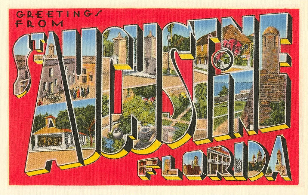 Detail of Greetings from St. Augustine, Florida by Anonymous