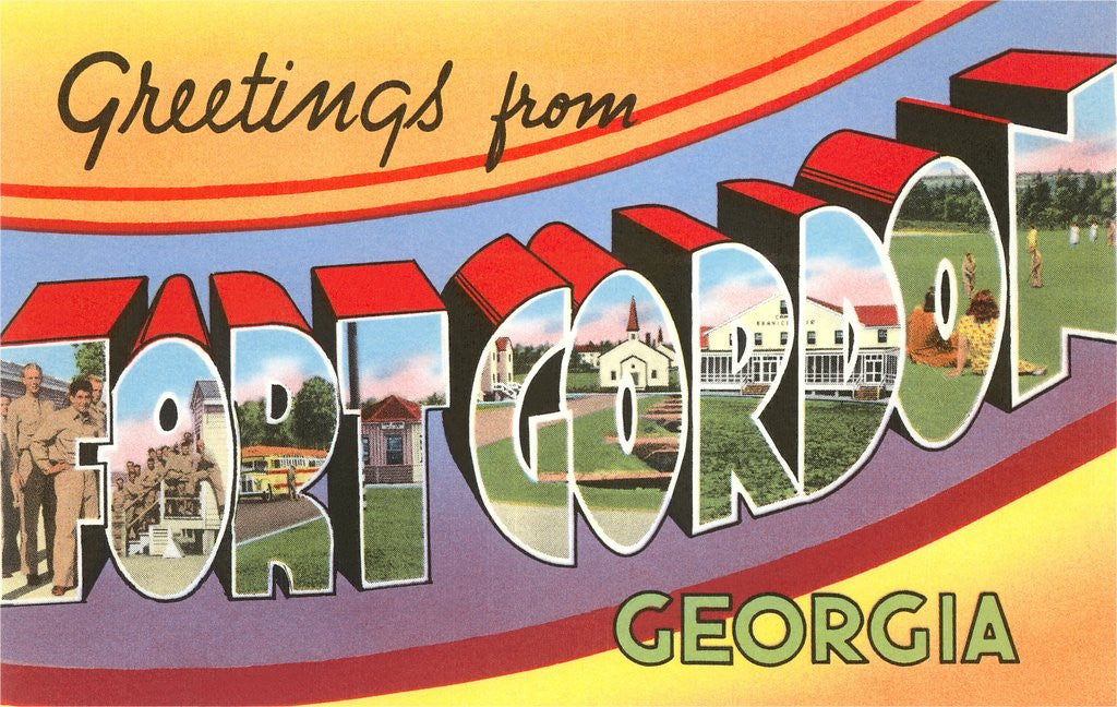 Detail of Greetings from Fort Gordon, Georgia by Anonymous