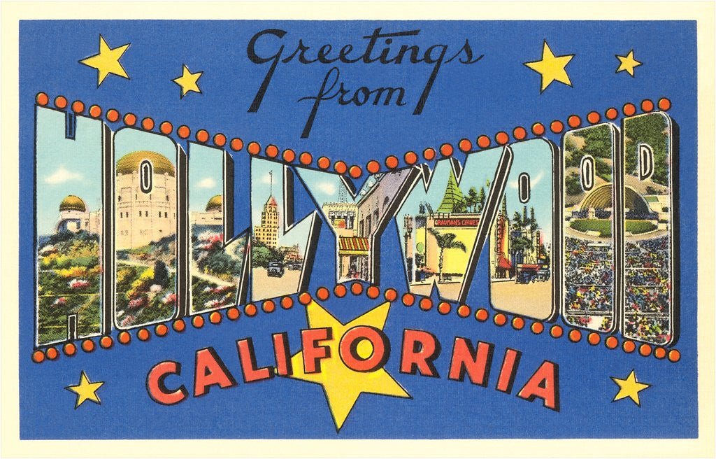 Detail of Greetings from Hollywood, California by Anonymous