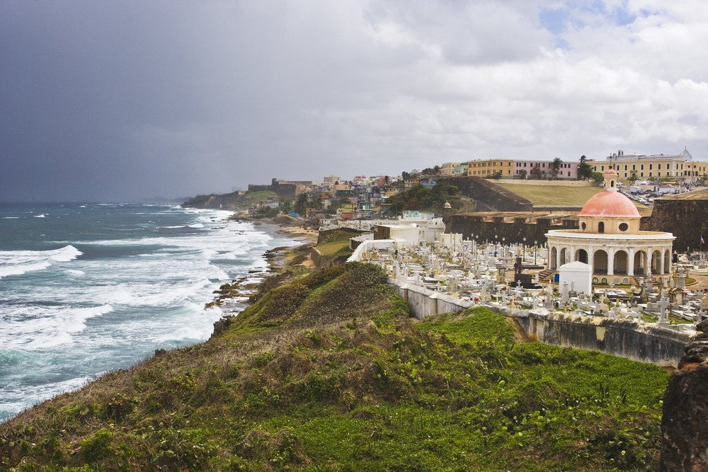 Detail of Coastline, Old San Juan, Puerto Rico by Anonymous