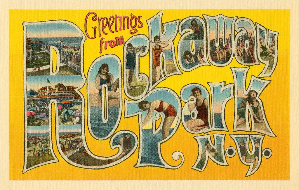 Detail of Greetings from Rockaway Park, New York by Anonymous