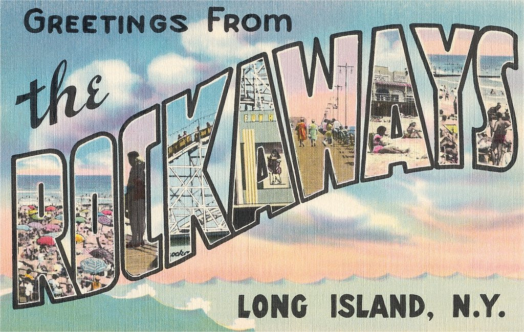 Detail of Greetings from the Rockaways, Long Island, New York by Anonymous