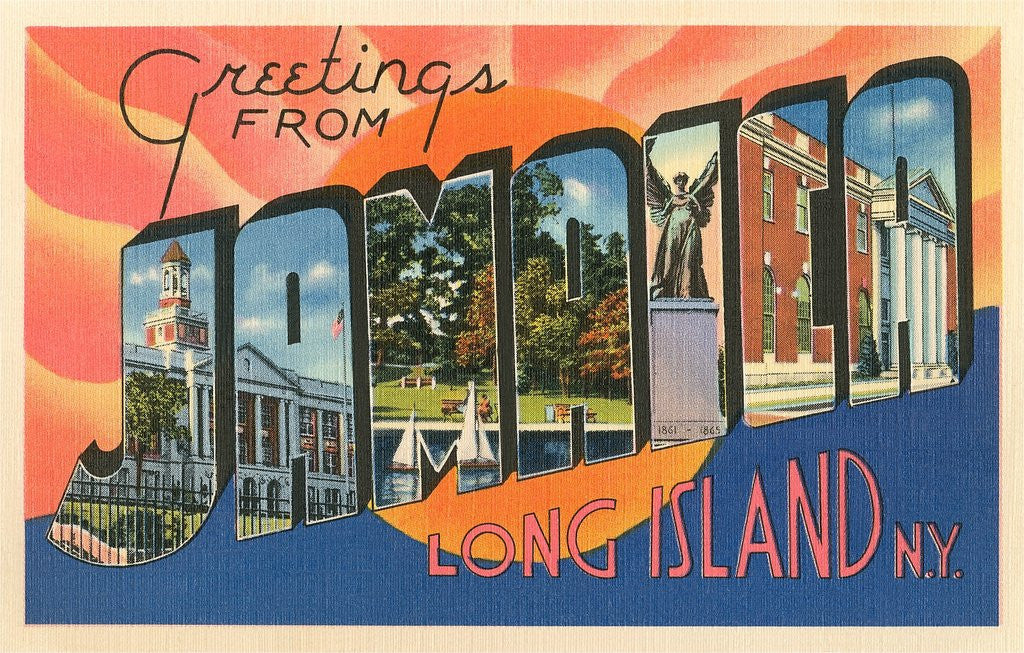 Detail of Greetings from Jamaica, Long Island, New York by Anonymous