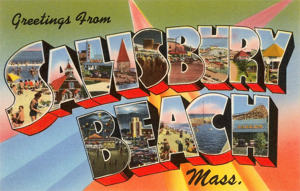 Detail of Greetings from Salisbury Beach, Massachusetts by Anonymous