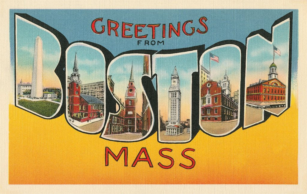 Detail of Greetings from Boston, Massachusetts by Anonymous