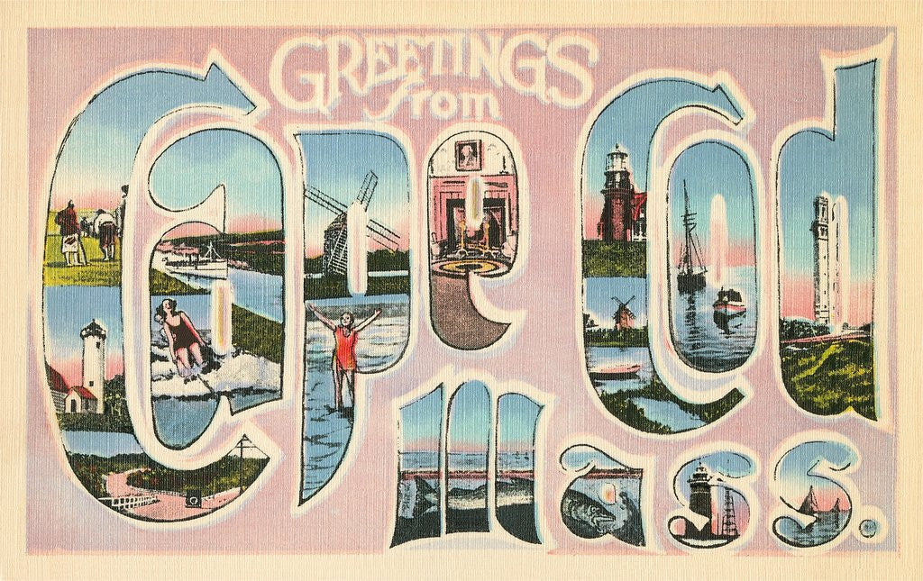 Detail of Greetings from Cape Cod, Massachusetts by Anonymous