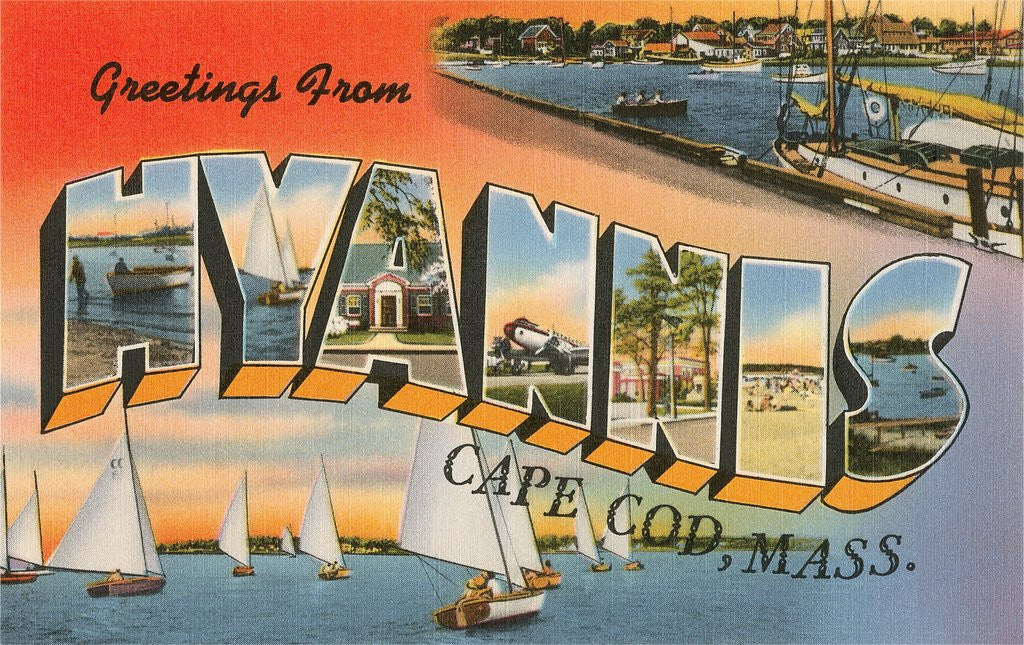 Detail of Greetings from Hyannis, Cape Cod, Massachusetts by Anonymous