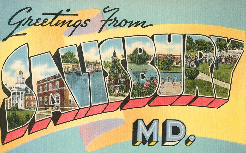 Detail of Greetings from Salisbury, Maryland by Anonymous