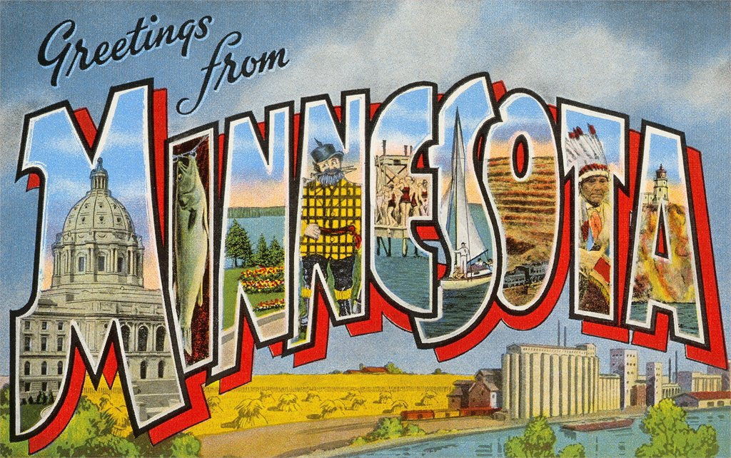 Detail of Greetings from Minnesota by Anonymous