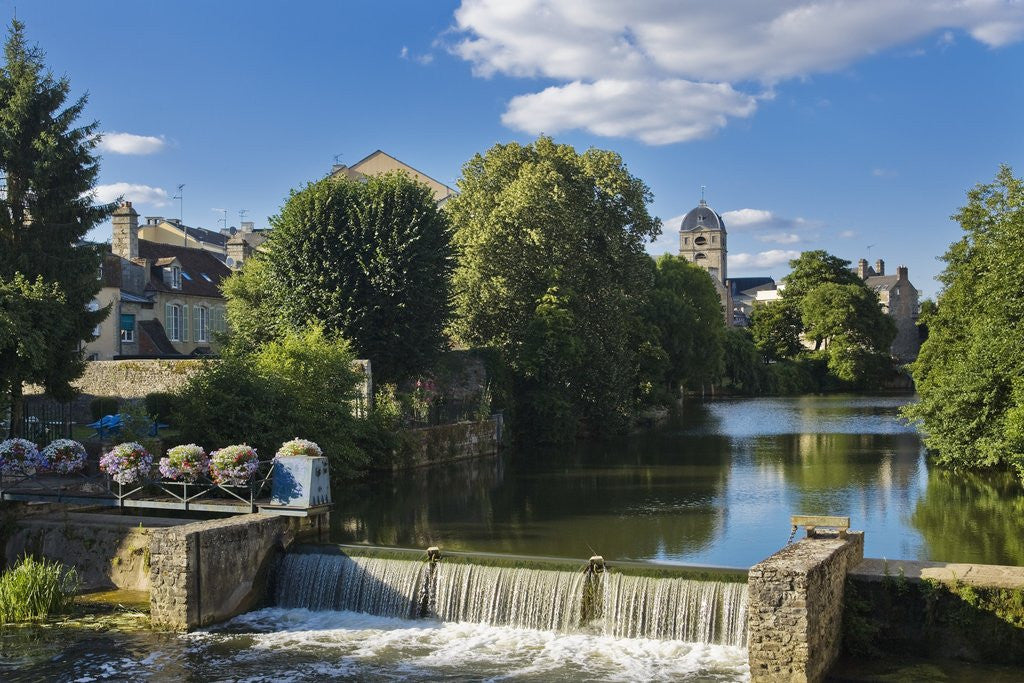 Detail of River Sarthe, Alencon, Lower Normandy, France by Anonymous