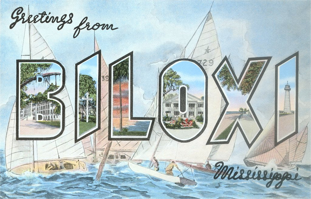 Detail of Greetings from Biloxi, Mississippi by Anonymous