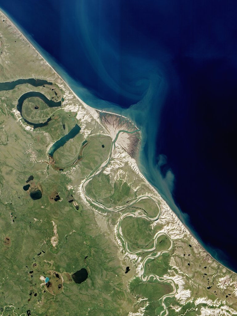 Detail of Horton River Delta, Arctic Canada by Anonymous