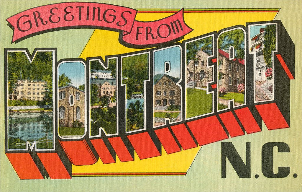 Detail of Greetings from Montreat, North Carolina by Anonymous