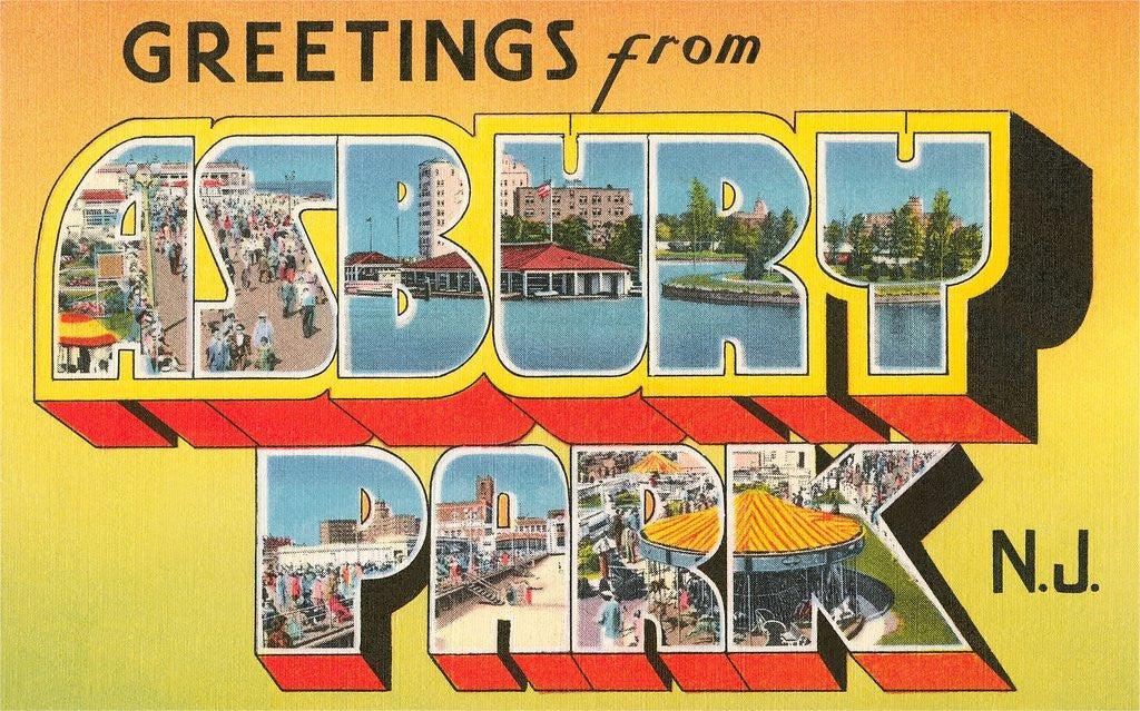 Detail of Greetings from Asbury Park, New Jersey by Anonymous