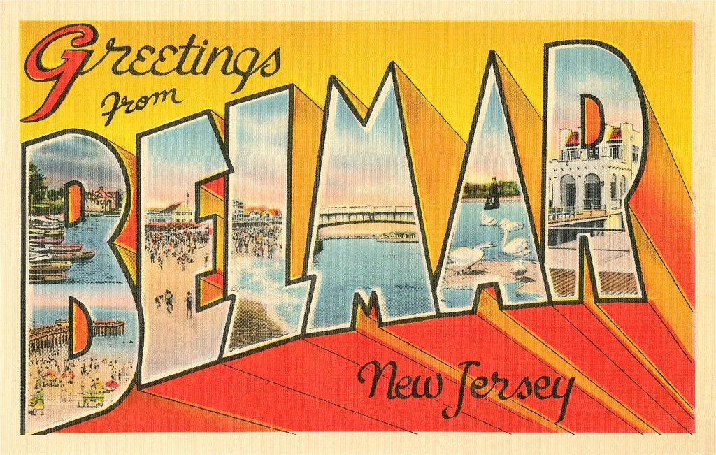 Detail of Greetings from Belmar, New Jersey by Anonymous