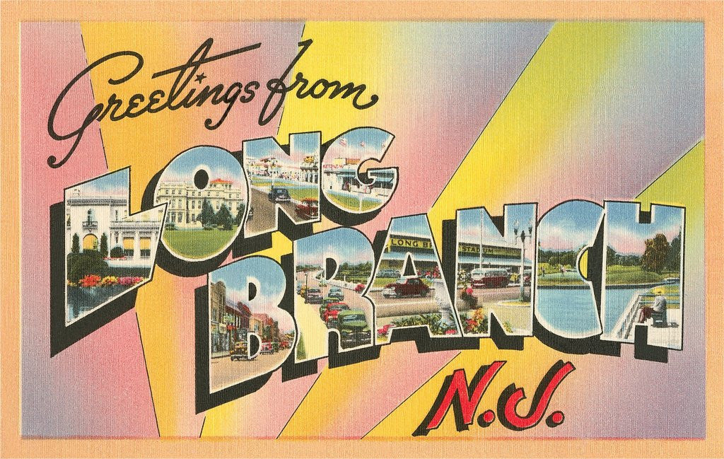 Detail of Greetings from Long Branch, New Jersey by Anonymous