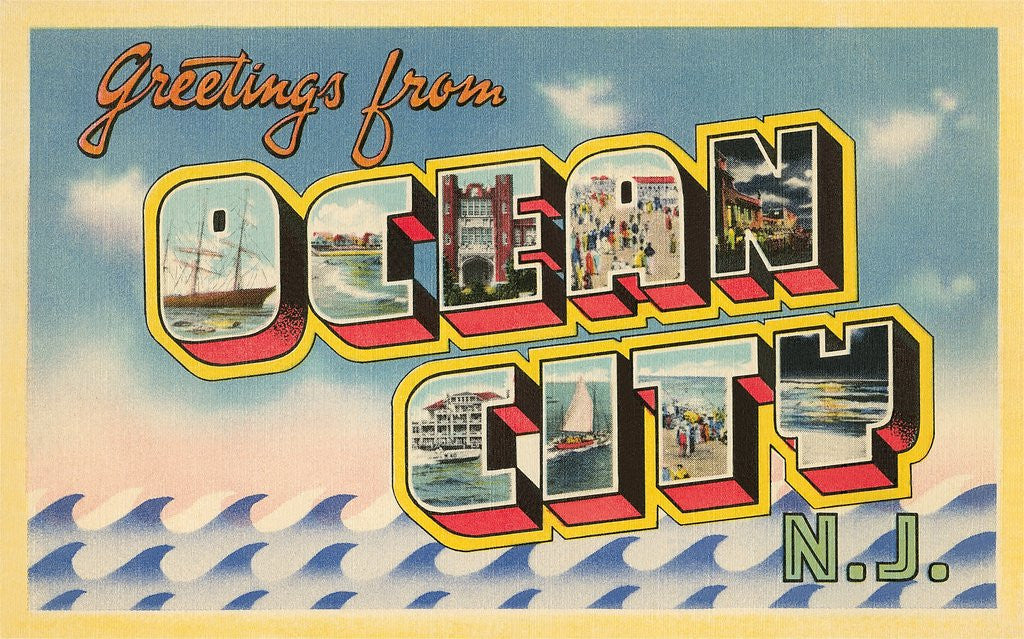 Detail of Greetings from Ocean City, New Jersey by Anonymous