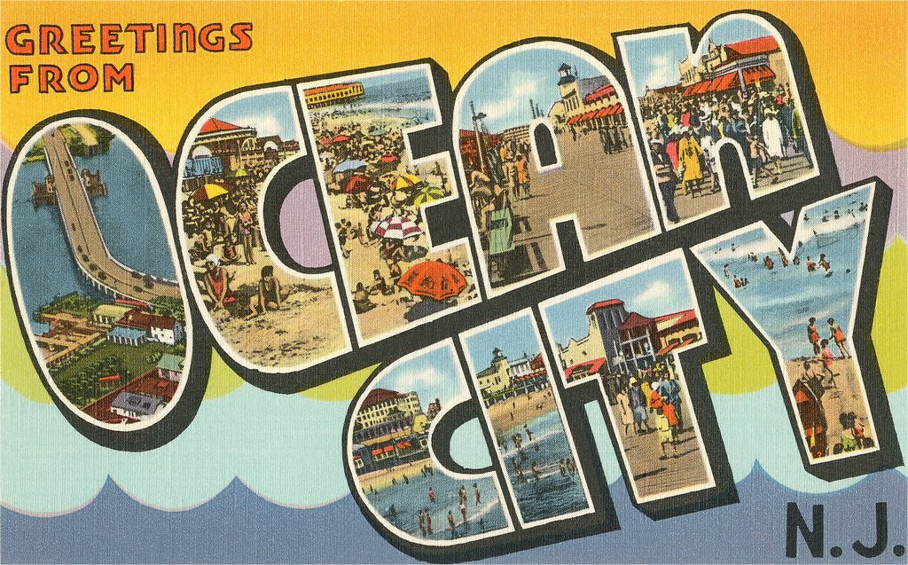 Detail of Greetings from Ocean City, New Jersey by Anonymous