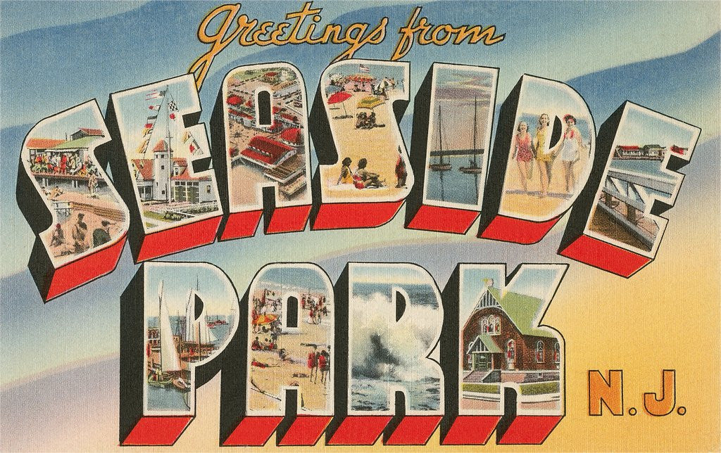 Detail of Greetings from Seaside Park, New Jersey by Anonymous