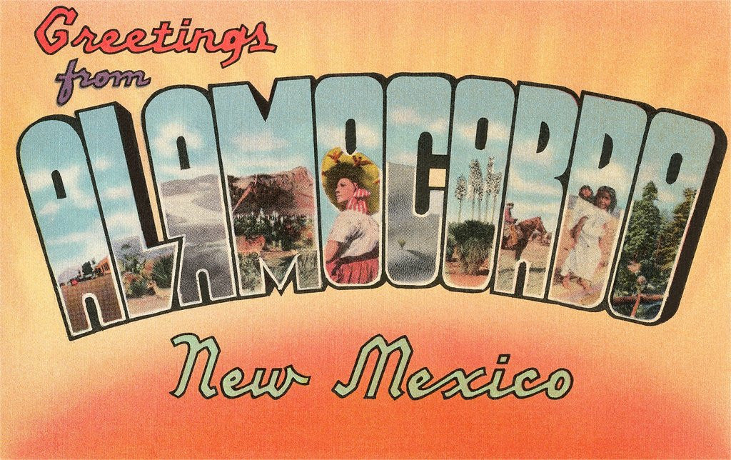 Detail of Greetings from Alamogordo, New Mexico by Anonymous