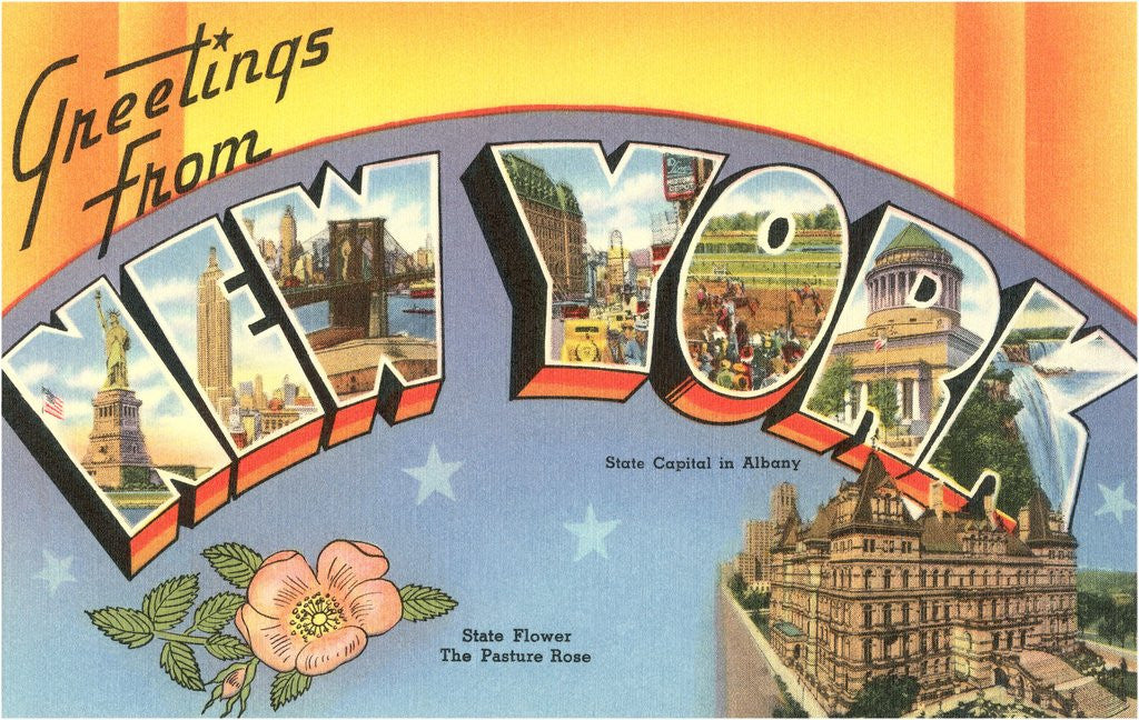 Detail of Greetings from New York by Anonymous