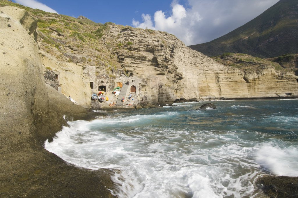 Detail of View of Pollara, Sicily, Italy by Anonymous