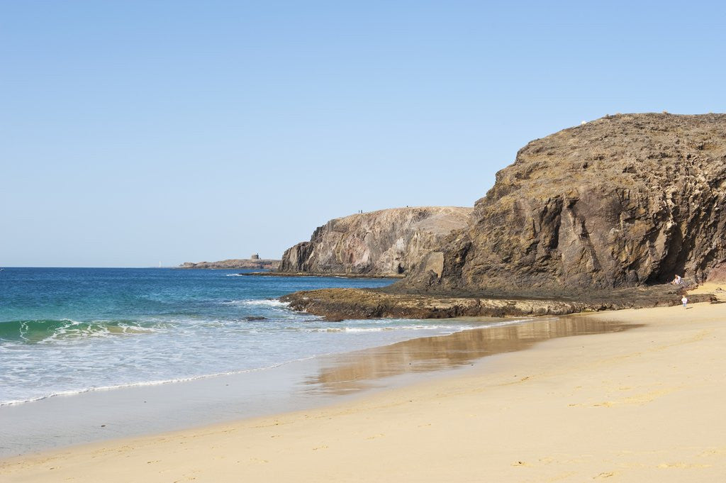 Detail of Beach at Papagayo natural Park, Lanzarote, Yaiza, Spain by Anonymous