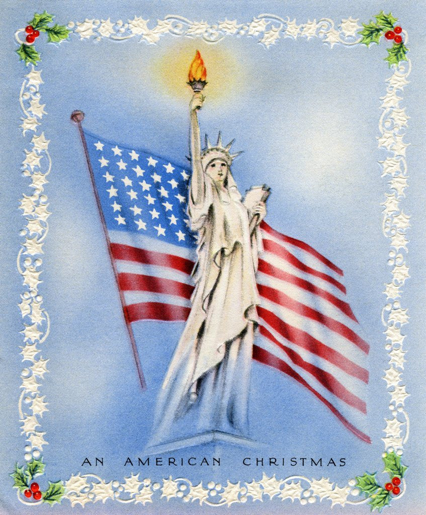 Detail of An American Christmas illustration by Corbis