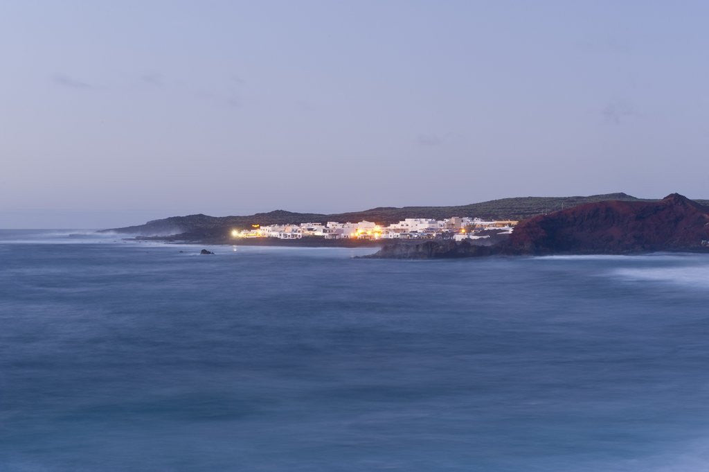 Detail of View of El Golfo at dusk, Lanzarote, Spain by Anonymous