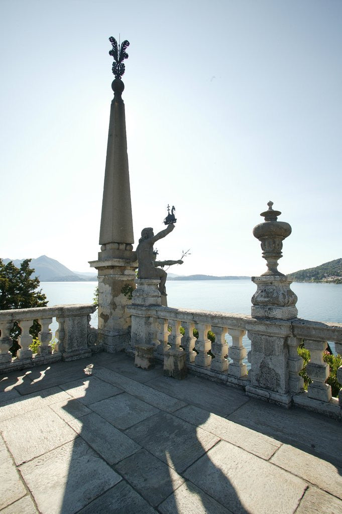 Detail of Garden at Borromeo Palace facing Lake Maggiore, Isola Bella, Stresa, Italy by Anonymous