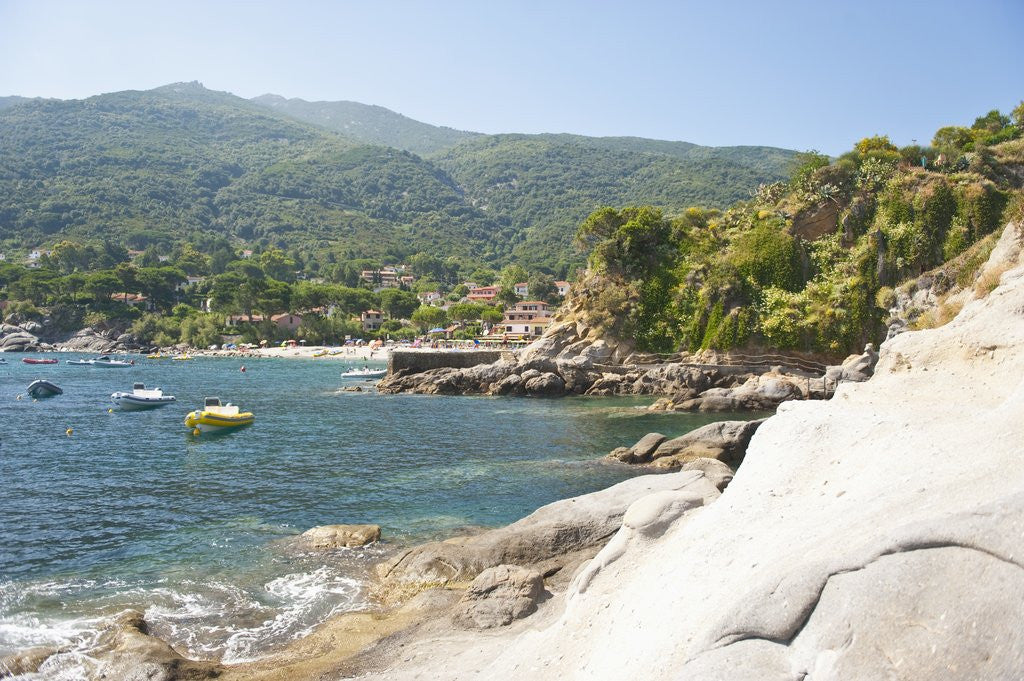 Detail of Sea coast, Capo Sant'Andrea, Italy by Anonymous