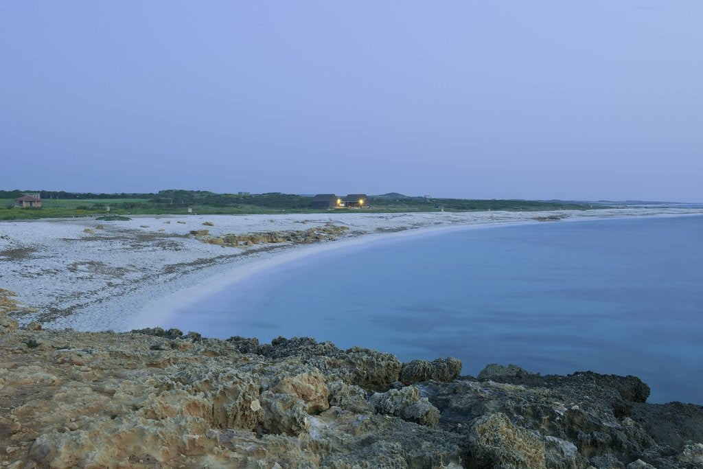 Detail of Beach at dusk, Is Arutas, Cabras, Sardinia, Italy by Anonymous