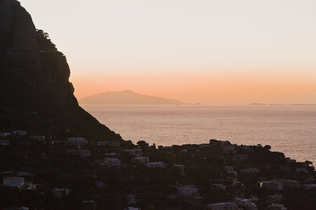 Detail of Sea at sunset, Capri, Capri Island, Campania, Italy by Anonymous