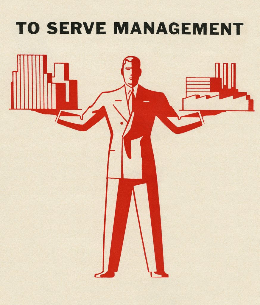 Detail of To Serve Management by Anonymous