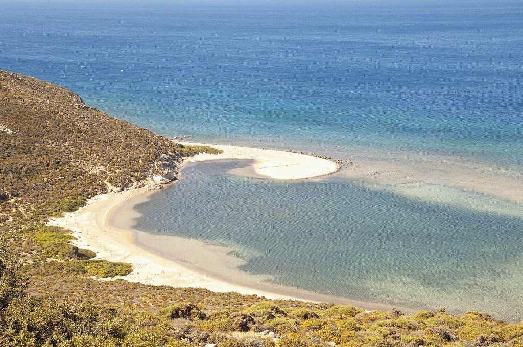 Detail of Beach near Panaghia Geranoia, Patmos, Dodecanese, Greece by Corbis