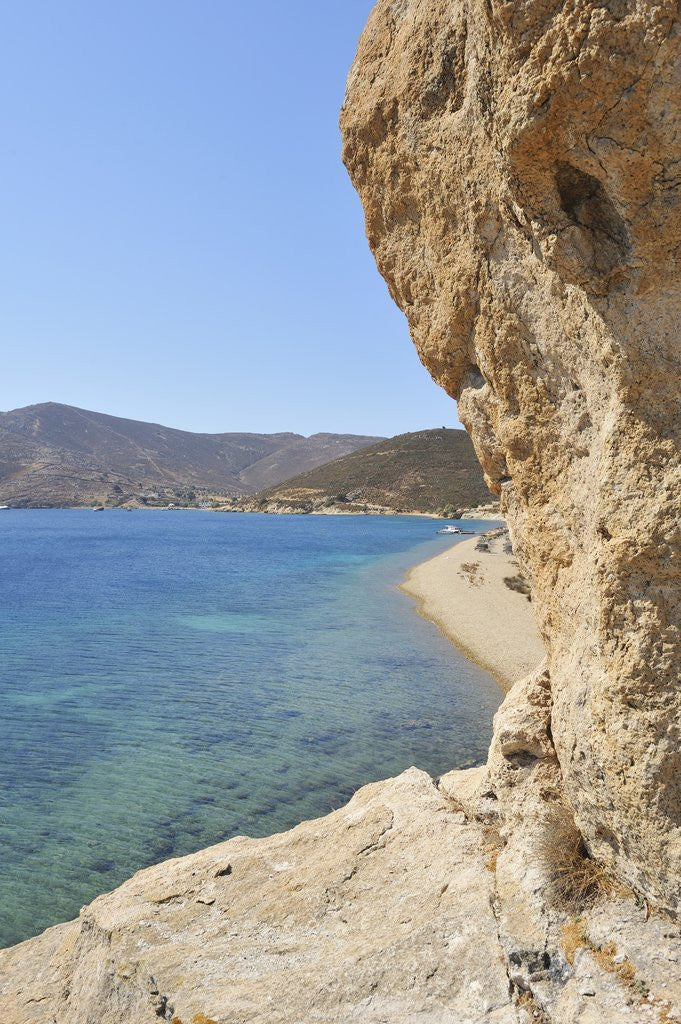 Detail of Petra Beach, Patmos, Dodecanese, Greece by Anonymous