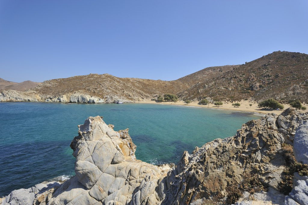 Detail of Psili Ammos Beach, Patmos, Dodecanese, Greece by Anonymous