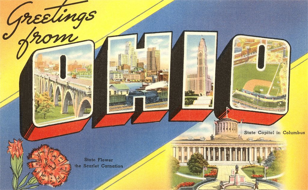 Detail of Greetings from Ohio by Anonymous