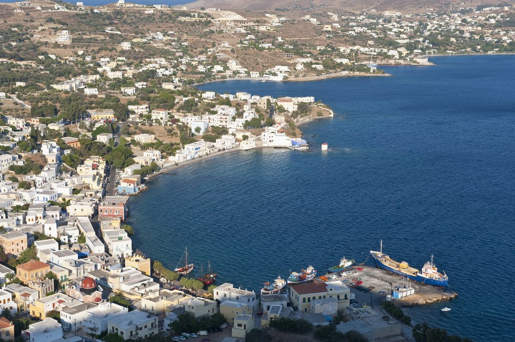Detail of View of Agia Marina, Leros, Greece by Anonymous