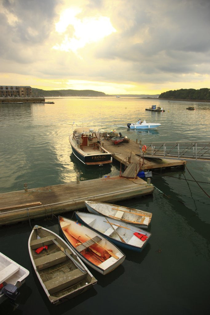 Detail of Moored boats, Acadia National Park, Maine, USA by Anonymous