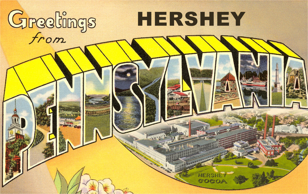 Detail of Greetings from Hershey, Pennsylvania by Anonymous