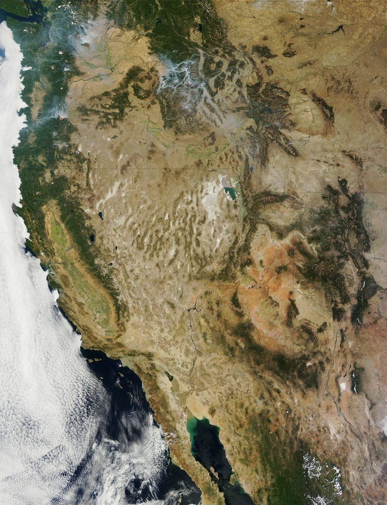 Detail of Western United States by Anonymous