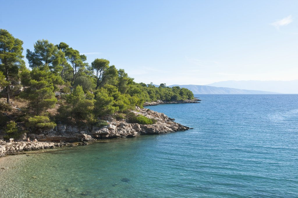 Detail of Coastline, near Vrboska, Hvar Island, Croatia by Anonymous
