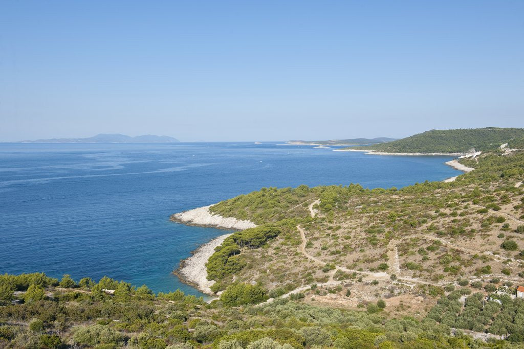 Detail of Coastline, Hvar Island, Croatia by Anonymous