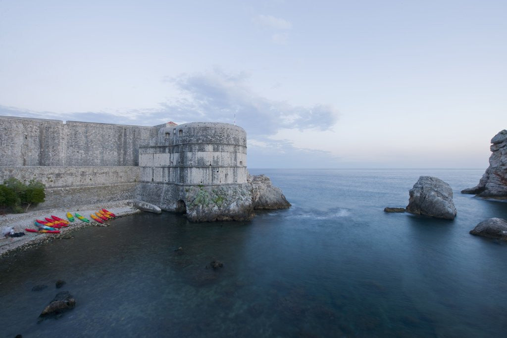 Detail of Bokar Tower, Dubrovnik, Croatia by Anonymous