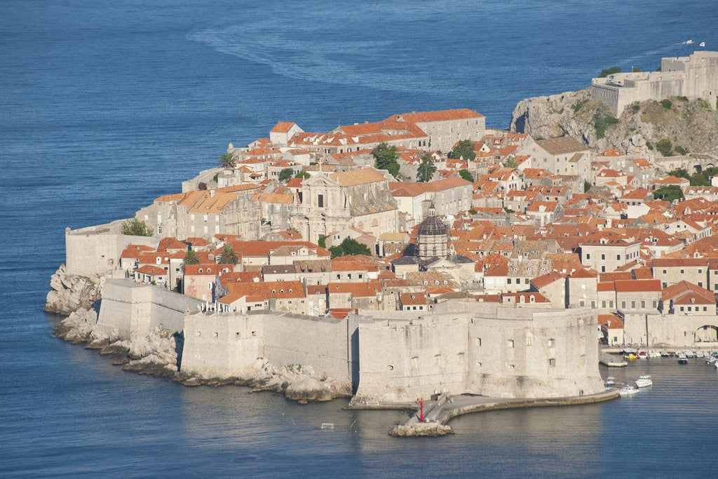 Detail of View of old town, Dubrovnik, Croatia by Anonymous